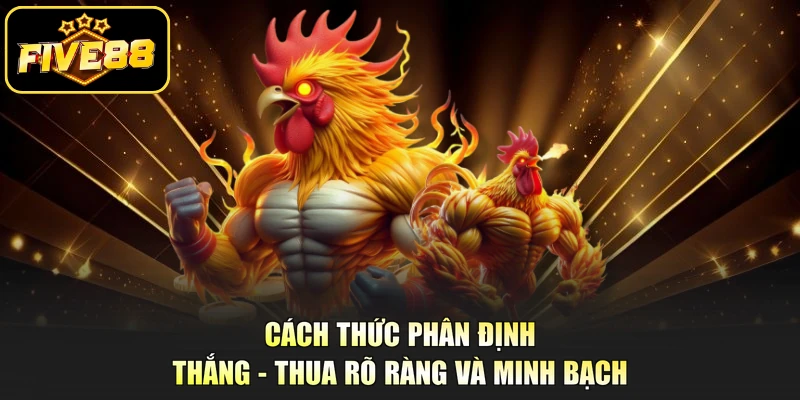 Cách thức phân định thắng - thua rõ ràng và minh bạch