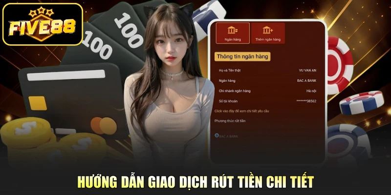 Hướng dẫn giao dịch rút tiền chi tiết 
